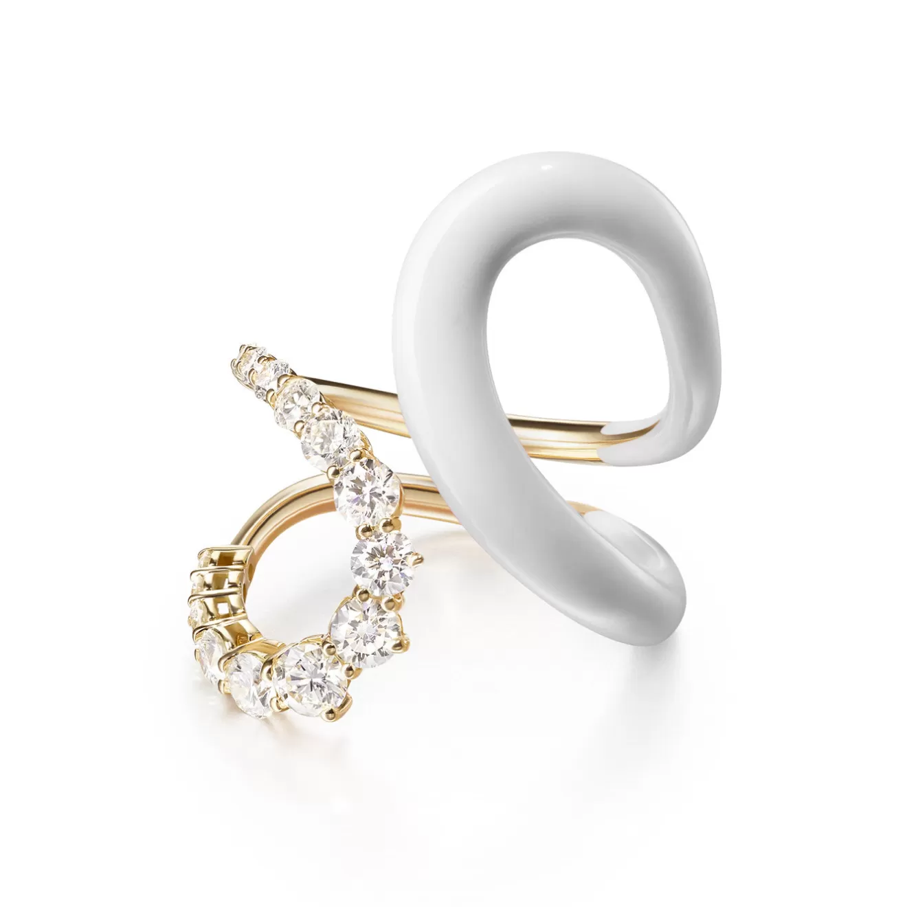 Rings | Enamel Collection>Melissa Kaye ARIA JANE RING (Enamel)