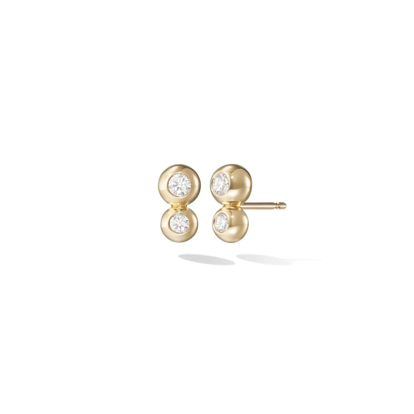 Earrings>Melissa Kaye AUDREY DOUBLE STUD Small