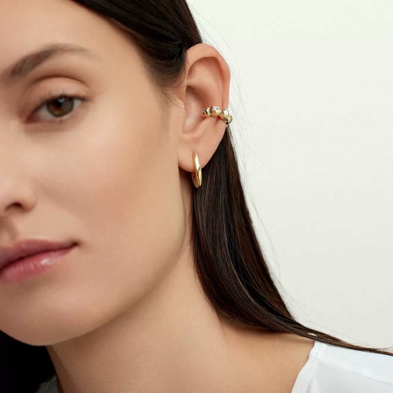 Earrings>Melissa Kaye AUDREY EARCUFF