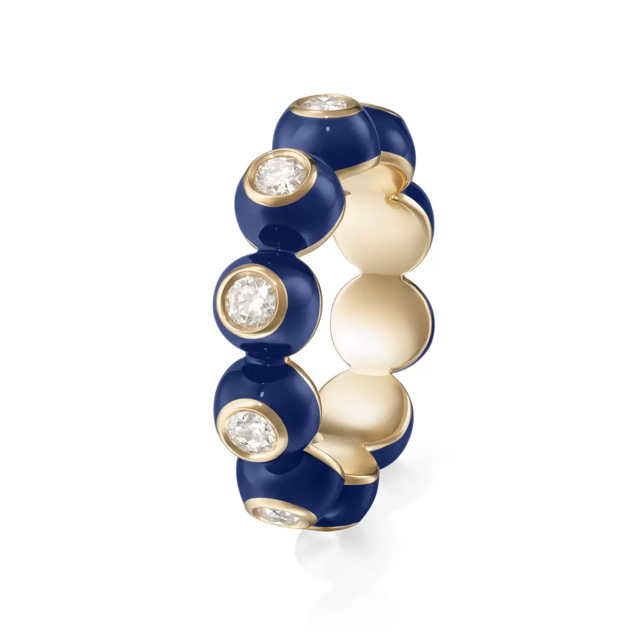 Rings | Enamel Collection>Melissa Kaye AUDREY ETERNITY BAND (Enamel)