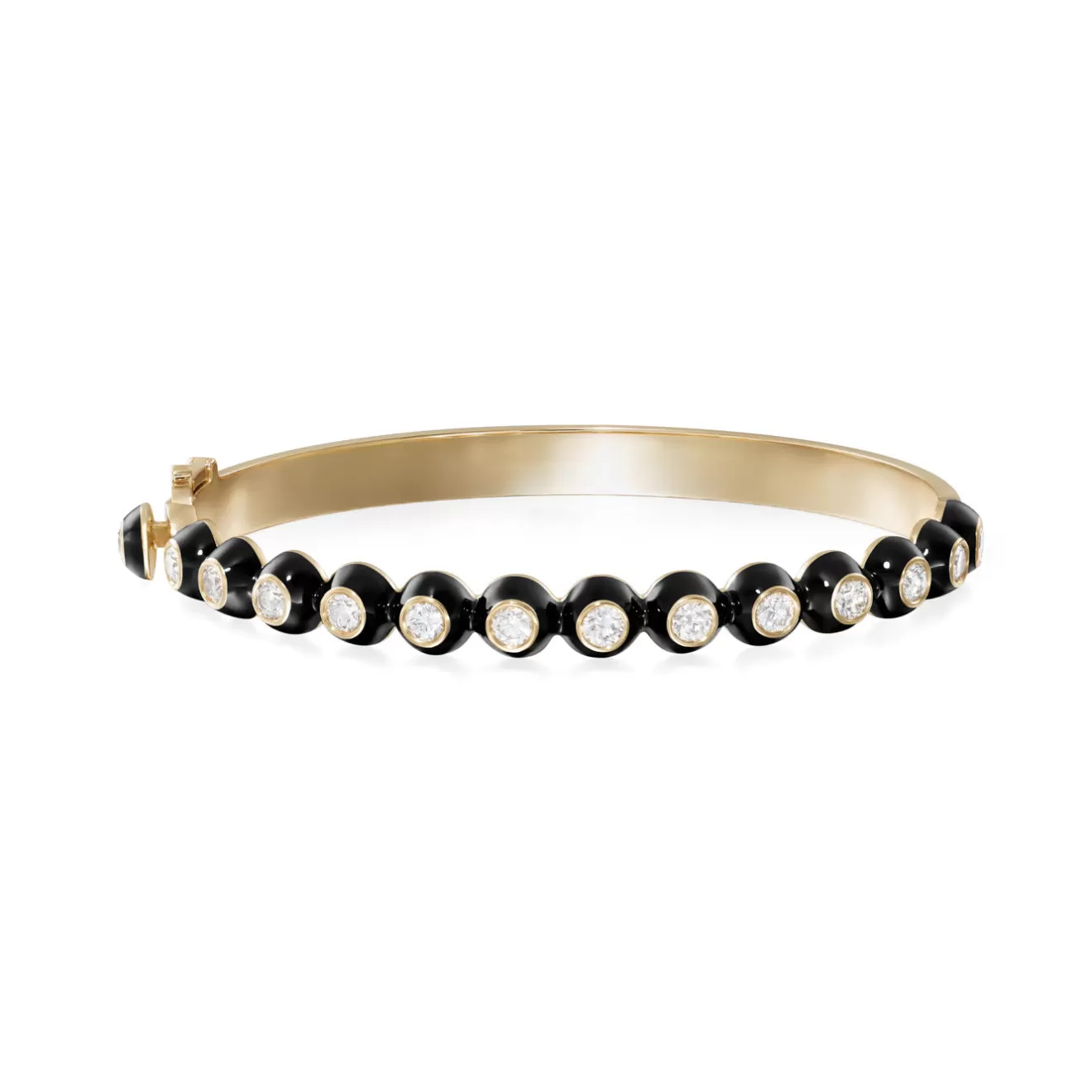 Bracelets | Enamel Collection>Melissa Kaye AUDREY HINGED BRACELET (Enamel)