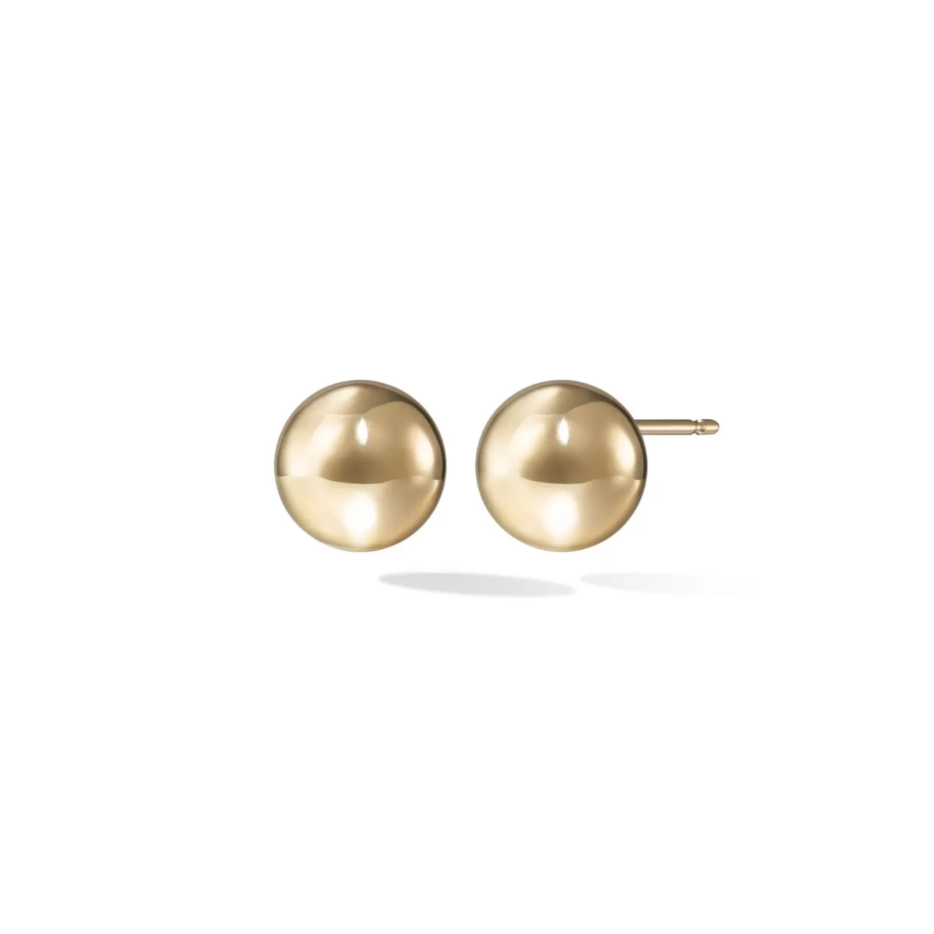 Earrings>Melissa Kaye AUDREY STUD Large (Gold)