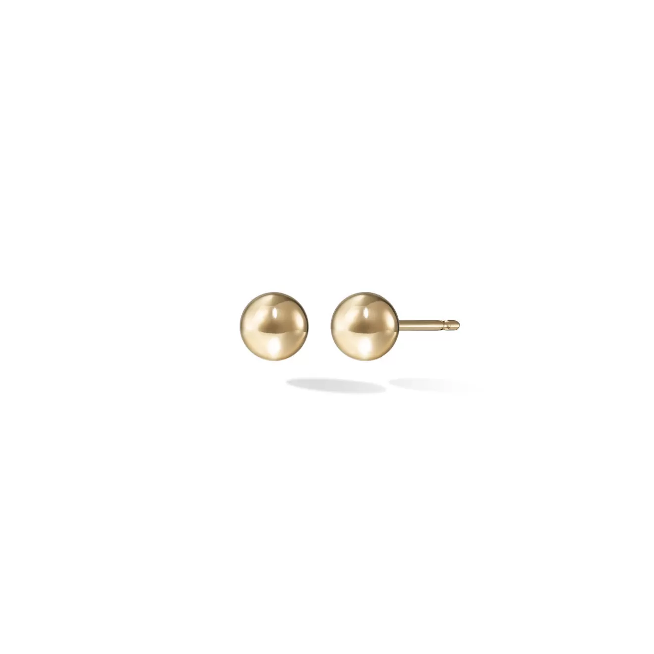 Earrings>Melissa Kaye AUDREY STUD Small (Gold)