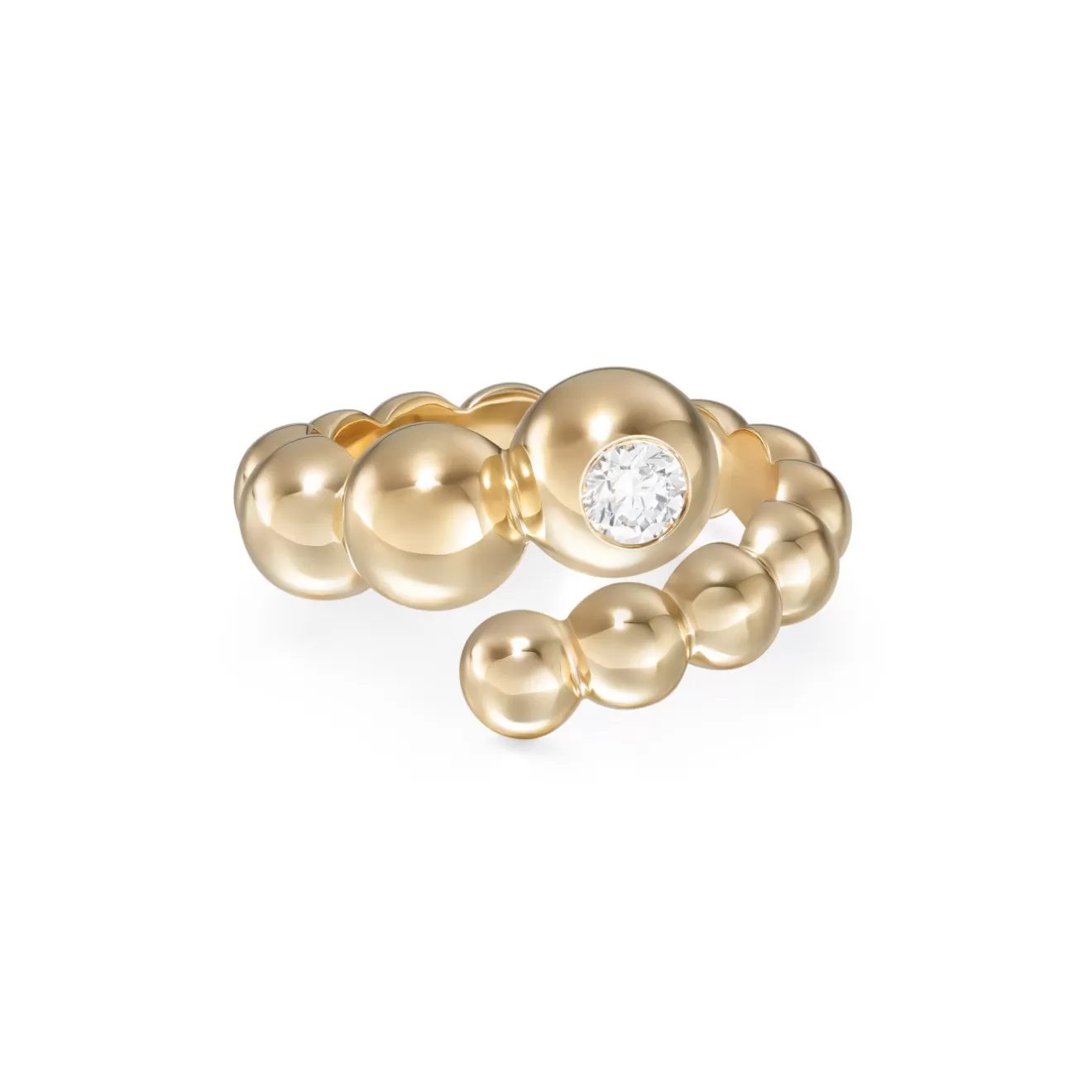 Rings>Melissa Kaye AUDREY WRAP RING (Small To Large - Single Diamond)