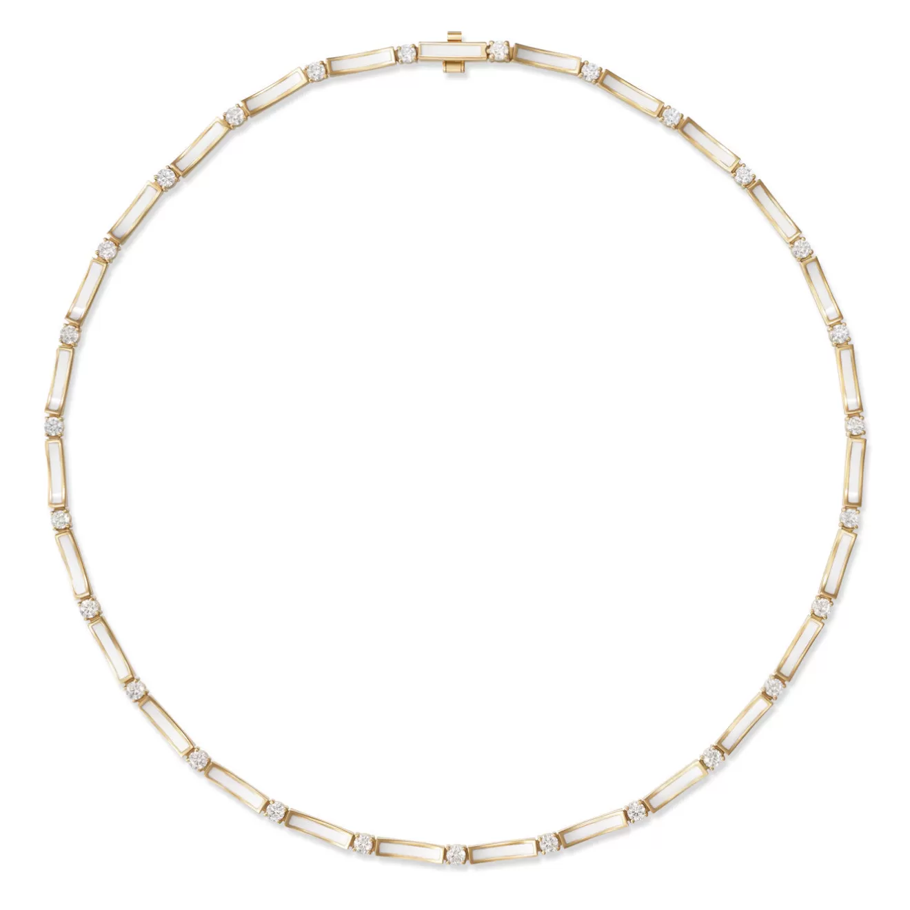 Necklaces | Enamel Collection>Melissa Kaye HONEY LINKED NECKLACE (Enamel)