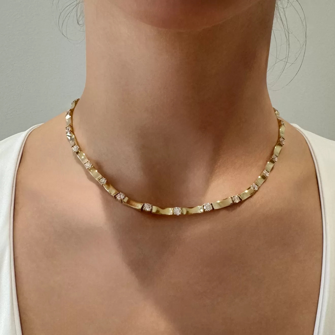 Necklaces>Melissa Kaye HONEY LINKED NECKLACE Large