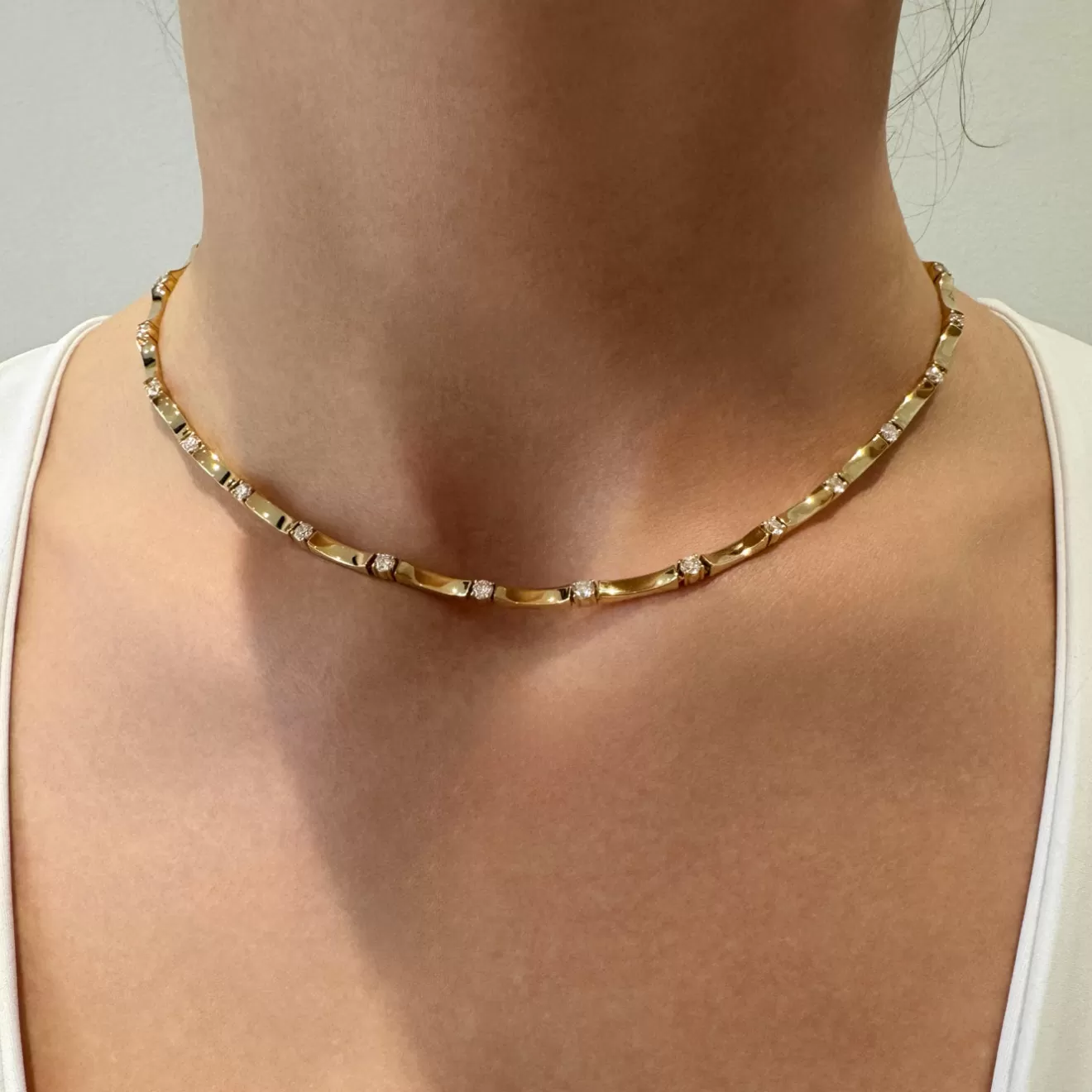 Necklaces>Melissa Kaye HONEY LINKED NECKLACE Small