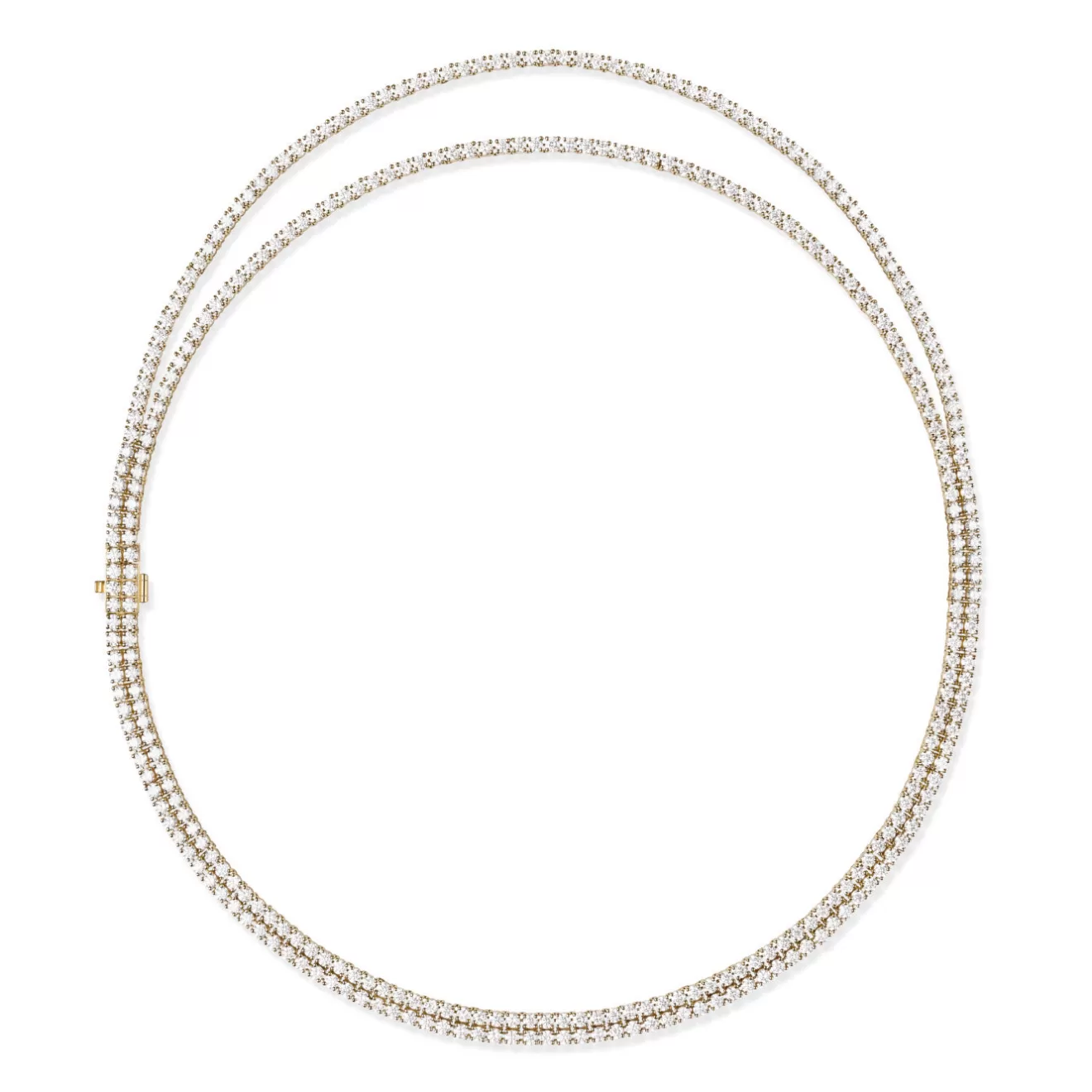 Necklaces>Melissa Kaye LENOX TENNIS NECKLACE DOUBLE DRAPED