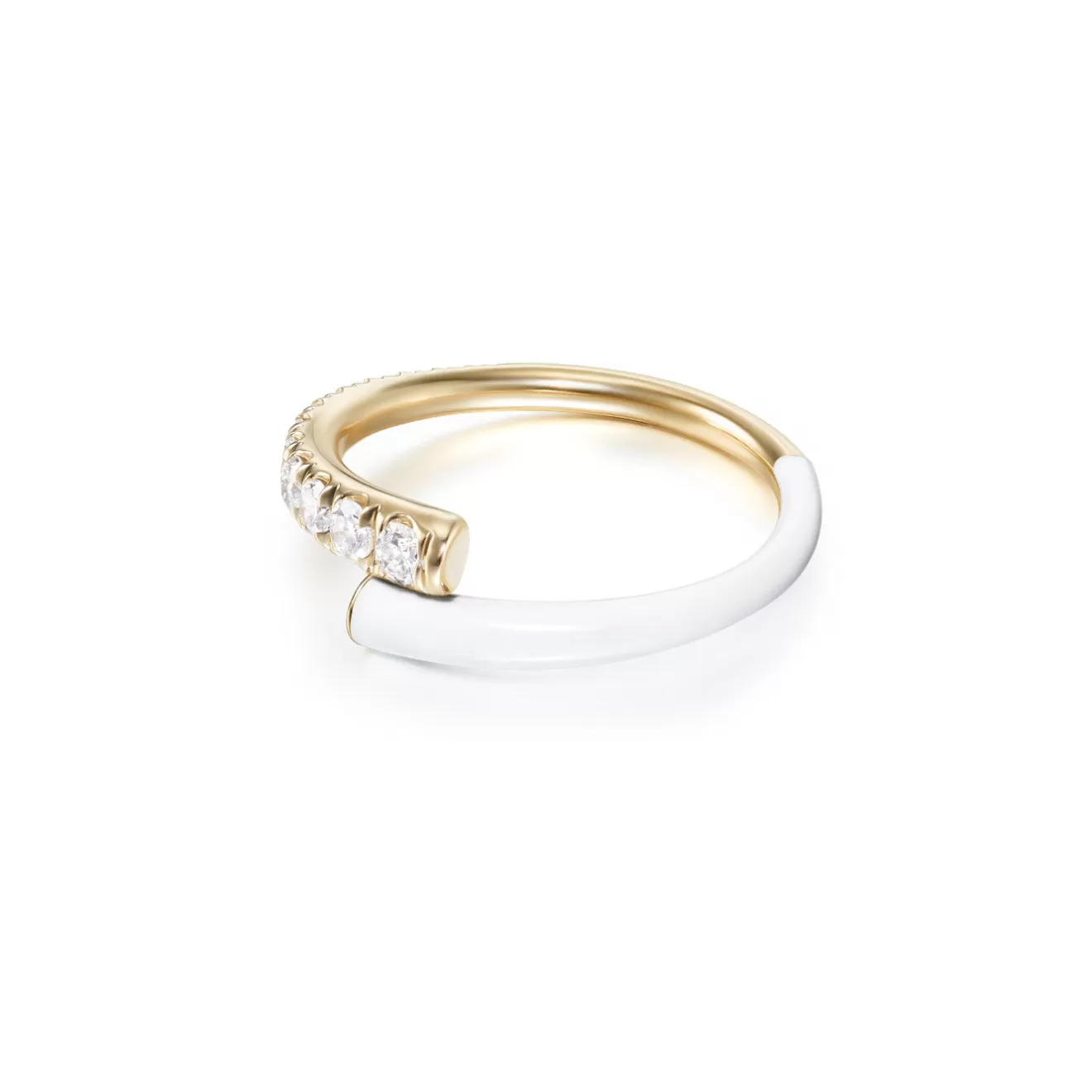 Rings | Enamel Collection>Melissa Kaye LOLA PINKY RING (Enamel)