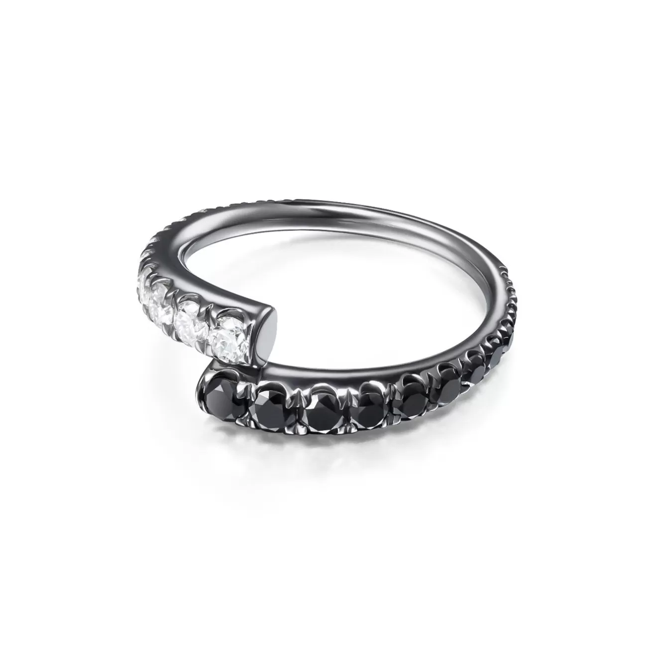 Rings>Melissa Kaye LOLA RING (Black Diamond)