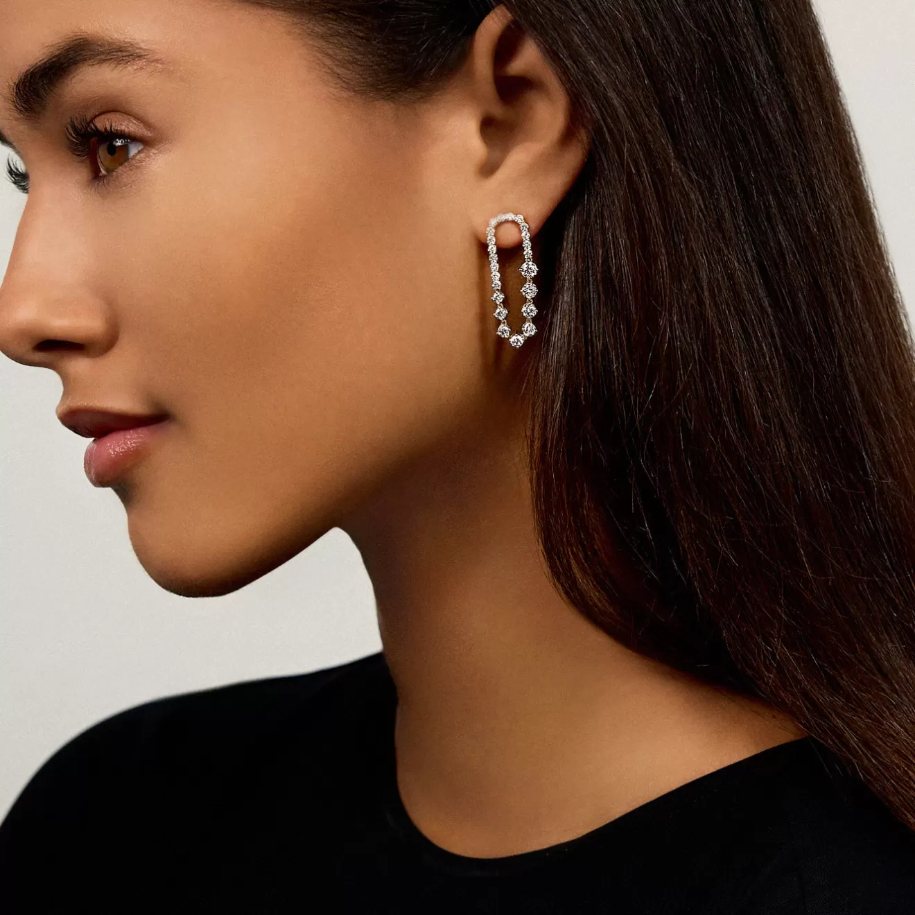 Earrings>Melissa Kaye STELLA ELLIPSE EARRING Small