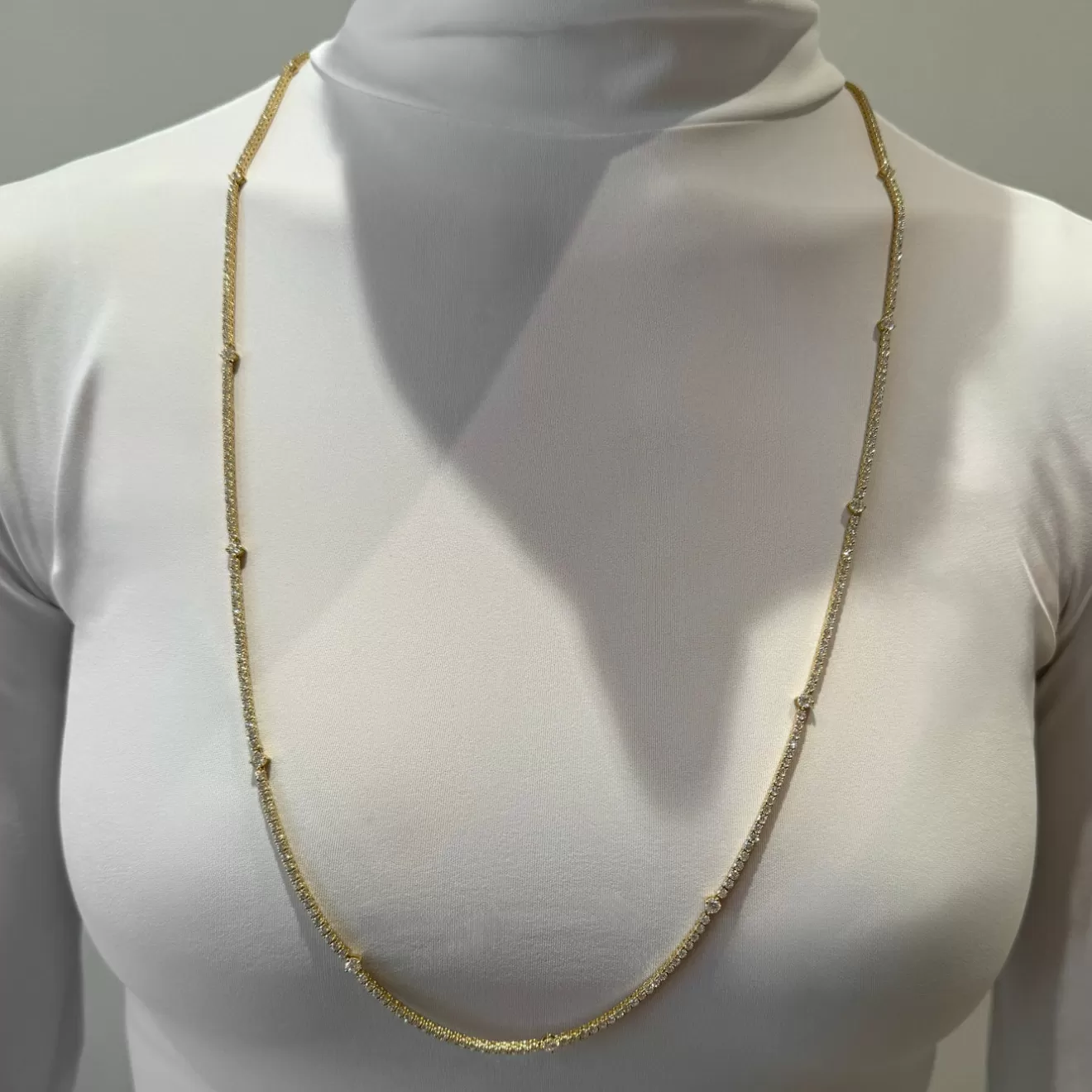 Necklaces>Melissa Kaye STELLA STATION NECKLACE