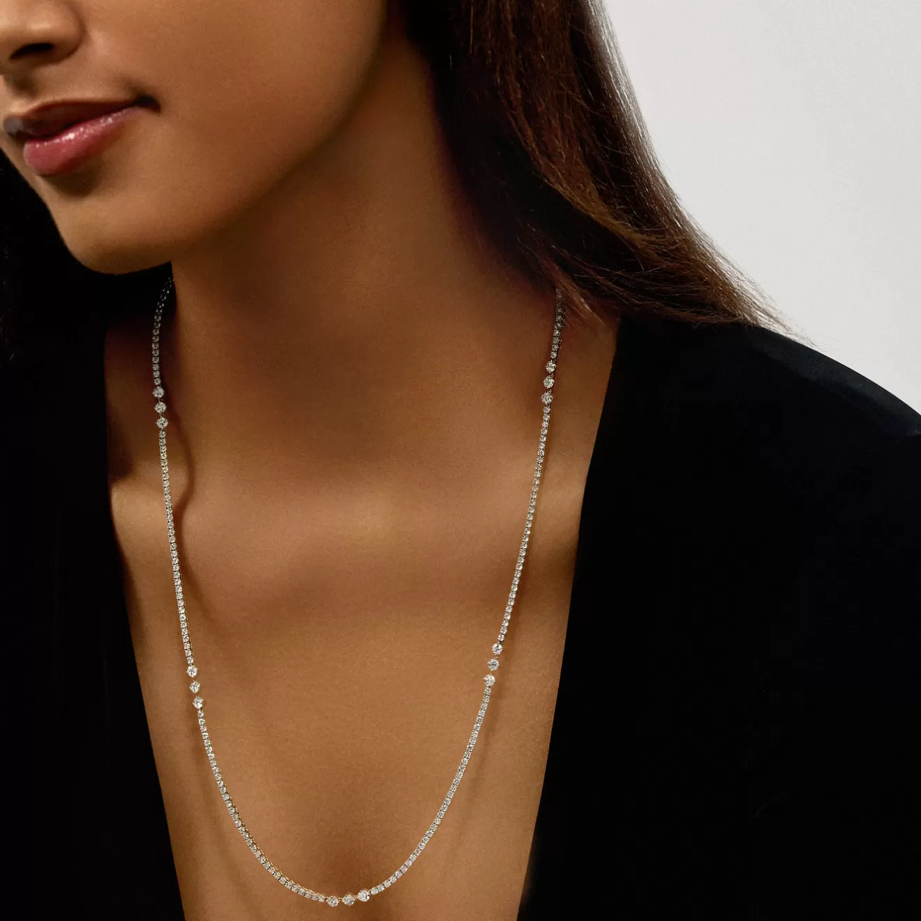 Necklaces>Melissa Kaye STELLA TRIPLET STATION NECKLACE